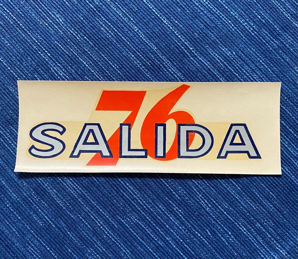 Vintage Union 76 Oil Salida California Water Decal Gas Station Travel Souvenir